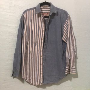 Vintage Volvo Trucks MisMatch Denim Shirt.